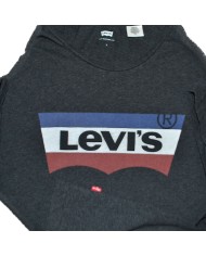 Levi's t-shirt front logo gray L