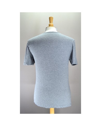 Hugo Boss t-shirt embroidered chest logo gray M