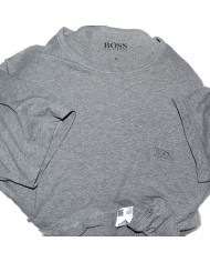 Hugo Boss t-shirt embroidered chest logo gray M