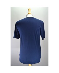 Hugo Boss t-shirt embroidered chest logo blue L