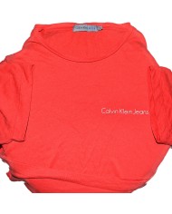 Calvin Klein t-shirt chest logo red XL