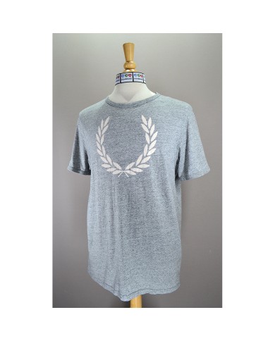 Fred Perry t-shirt front logo gray L