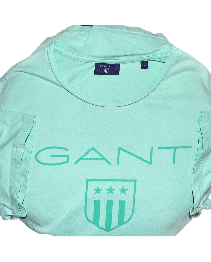 GANT t-shirt front logo blue L