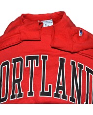 Champion rare sweater front logo CORTLAND red M