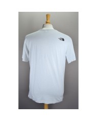 The North Face t-shirt front- sholder-logo taupe L