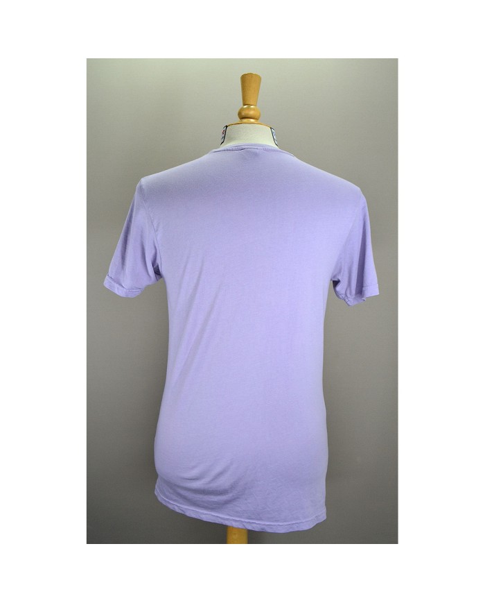 Ellesse t-shirt embroidered front logo lila S