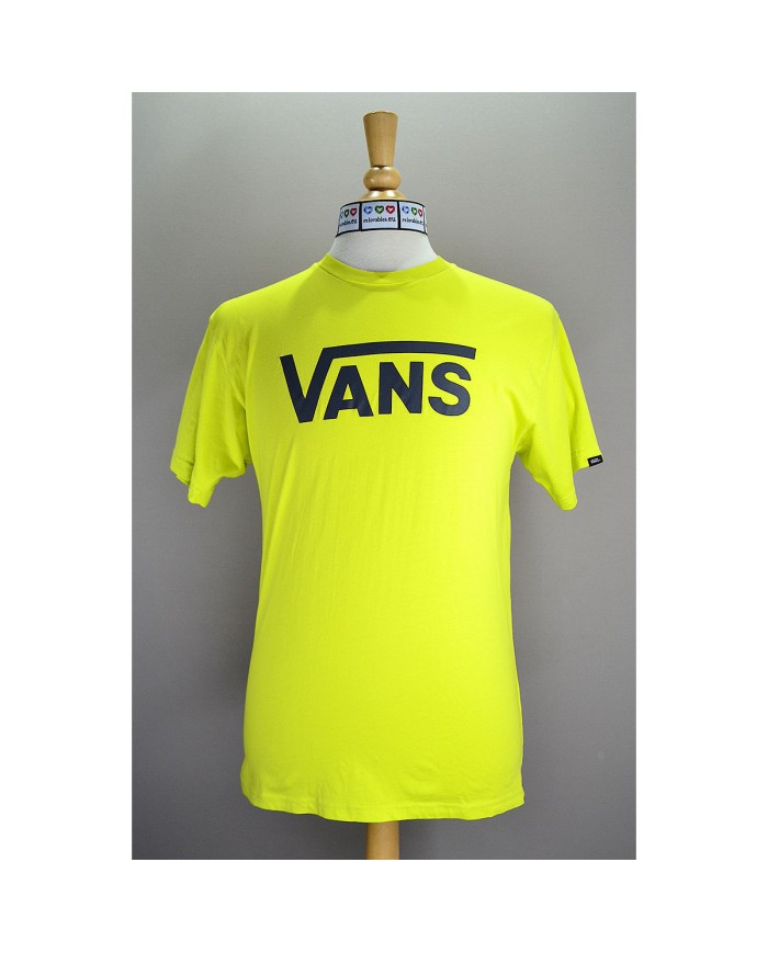 Vans t-shirt classic fit front logo green M