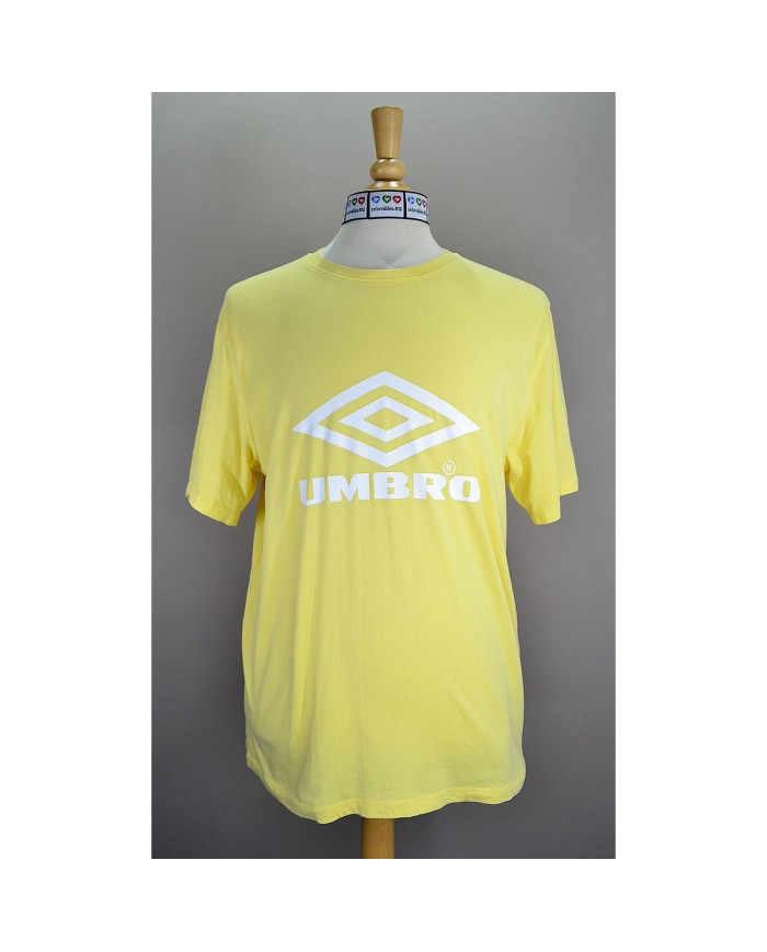 Umbro t-shirt front logo yellow XL