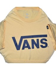 Vans t-shirt classic fit front logo yellow L
