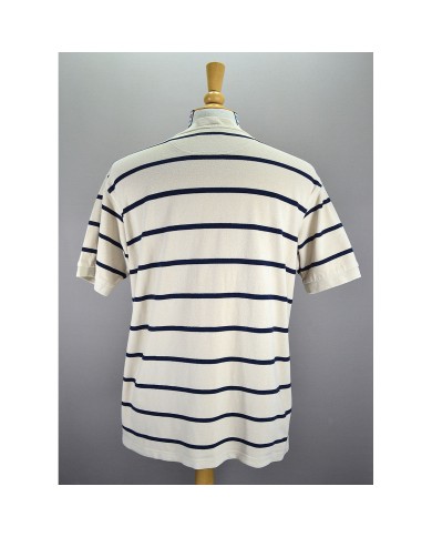 Fred Perry t-shirt chest logo striped L
