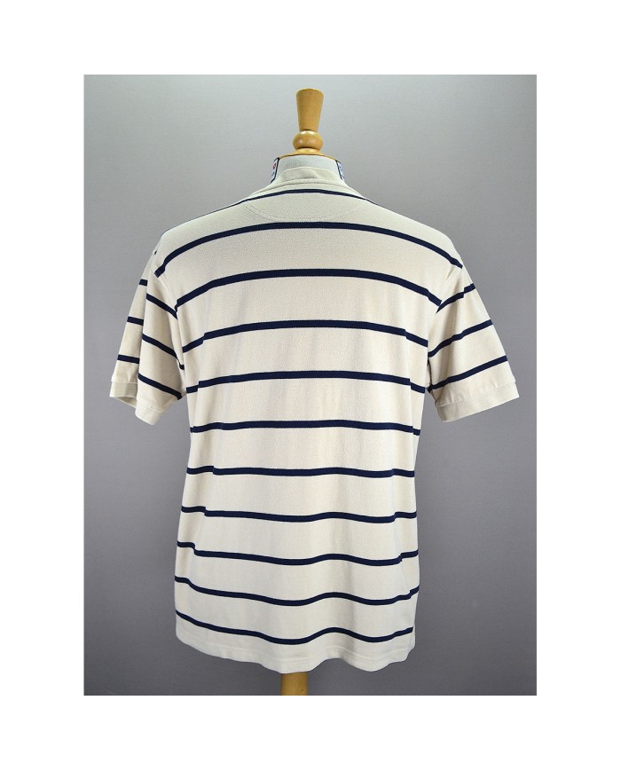 Fred Perry t-shirt chest logo striped L