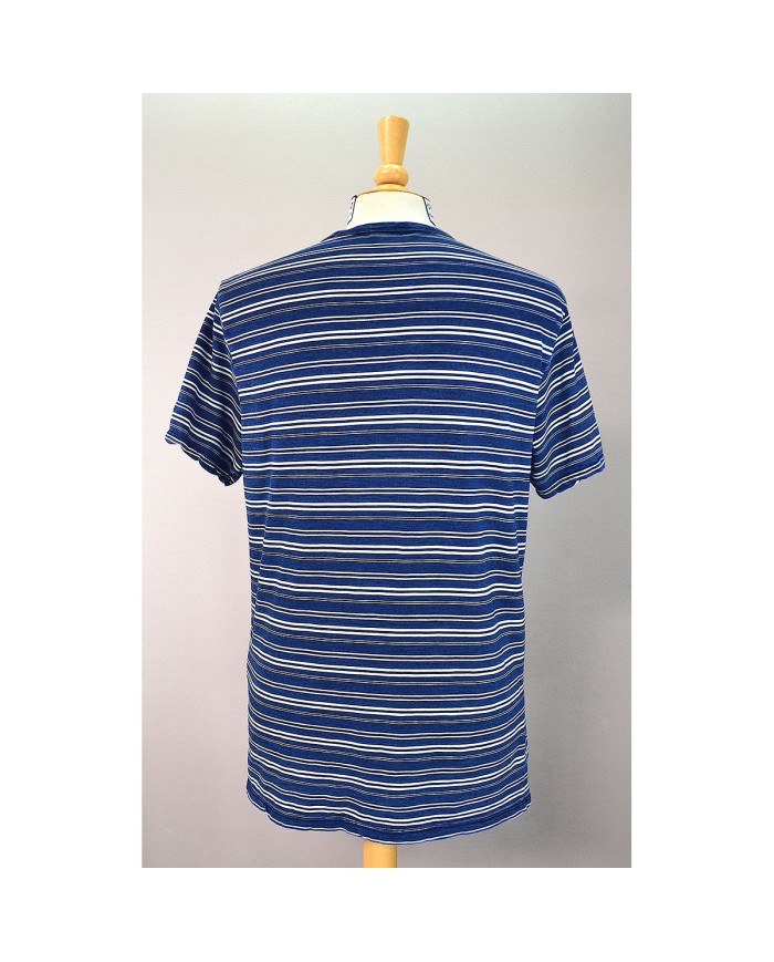Levi's t-shirt chest pocket  blue striped M