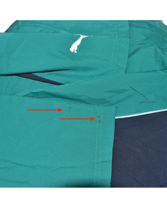 Puma track jacket embroidered logo's green XL