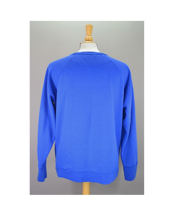 Champion sweater embroidered front logo blue XL