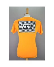 Vans t-shirt classic fit back- chest logo orange S