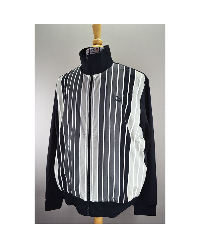 Puma track jacket embroidered logo's black XXL