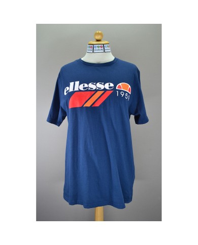 Ellesse t-shirt front logo blue M