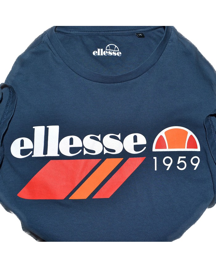Ellesse t-shirt front logo blue M