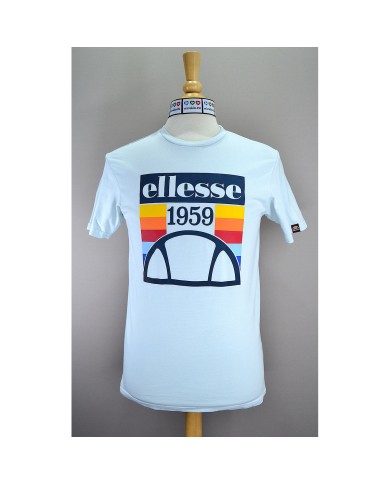 Ellesse t-shirt front logo light blue S