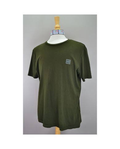 Hugo Boss t-shirt embroidered chest logo green XL