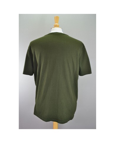Hugo Boss t-shirt embroidered chest logo green XL
