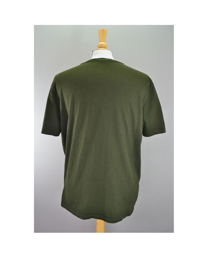 Hugo Boss t-shirt embroidered chest logo green XL