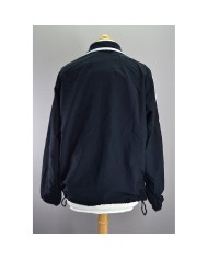 Adidas vintage track-jacket embroidered logo black 3-striped M