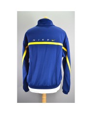 Nike vest zipper embroidered front- back logo blue M