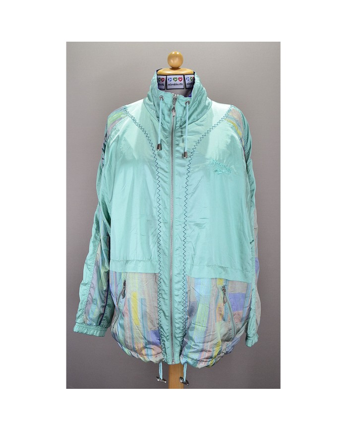 Reebok vintage jacket green L
