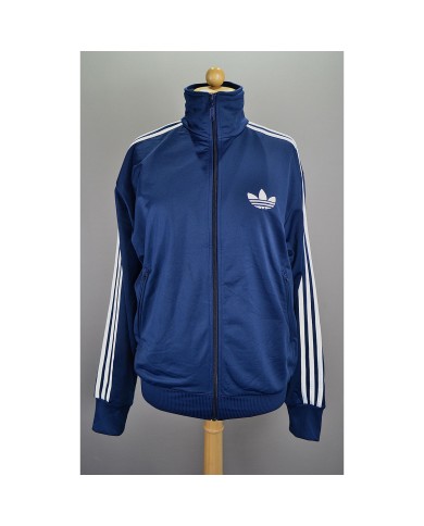Adidas vest chest-logo 3-striped blue S