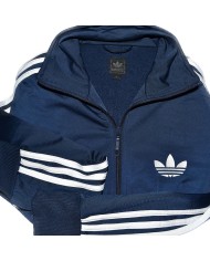 Adidas vest chest-logo 3-striped blue S