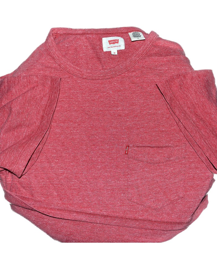 Levi's t-shirt chest pocket red M