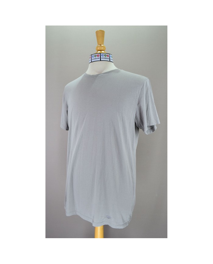 Armani t-shirt emroidered logo beige XXL
