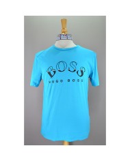 Hugo Boss t-shirt front logo blue M