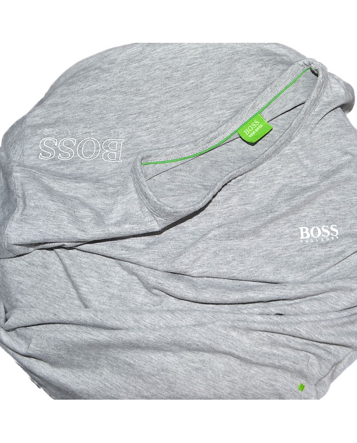 Hugo Boss t-shirt chest- sholderlogo gray L
