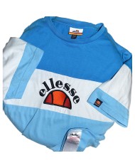 Ellesse t-shirt embroidered chest logo blue XL