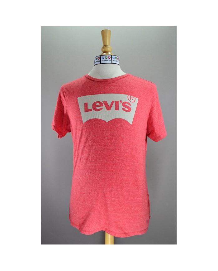 Levi's t-shirt front logo red L