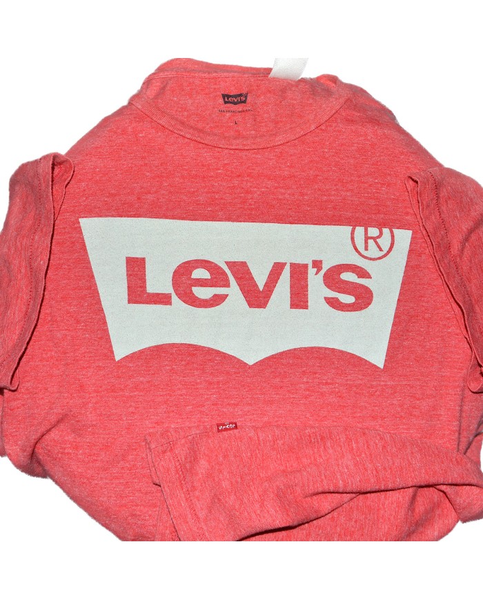 Levi's t-shirt front logo red L