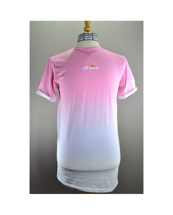 Ellesse t-shirt embroidered chest logo  multi colour M