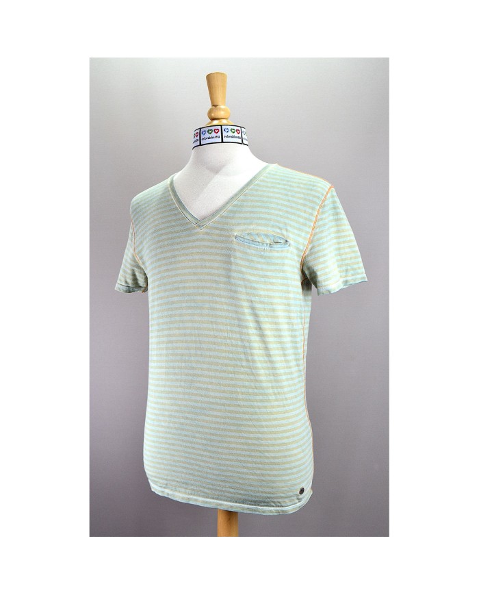 Hugo Boss Orangr t-shirt v-neck chest pocket M