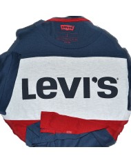 Levi's t-shirt front logo blue L