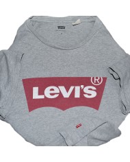 Levi's t-shirt front logo gray M