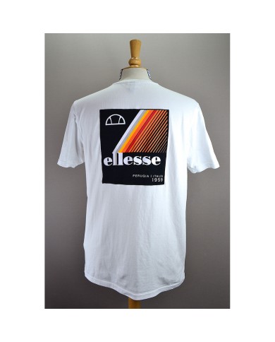 Ellesse t-shirt embroidered front- backlogo L
