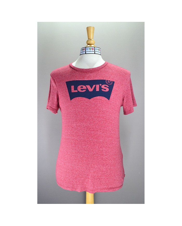 Levi's t-shirt front logo red S