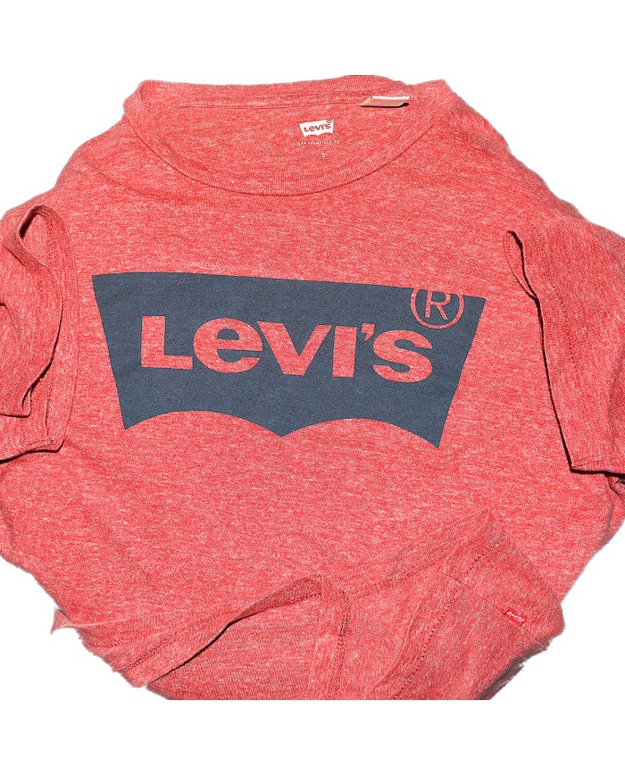 Levi's t-shirt front logo red S