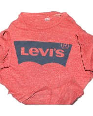 Levi's t-shirt front logo red S