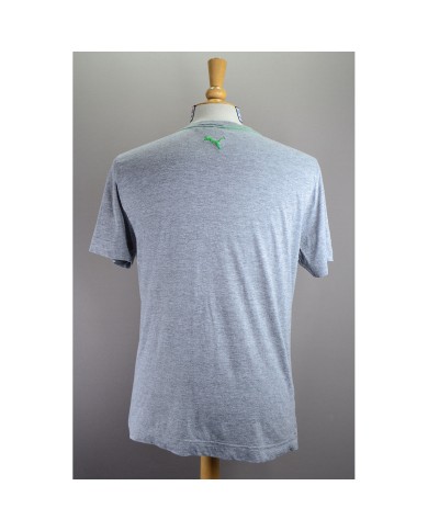Puma t-shirt embroidered backlogo gray M