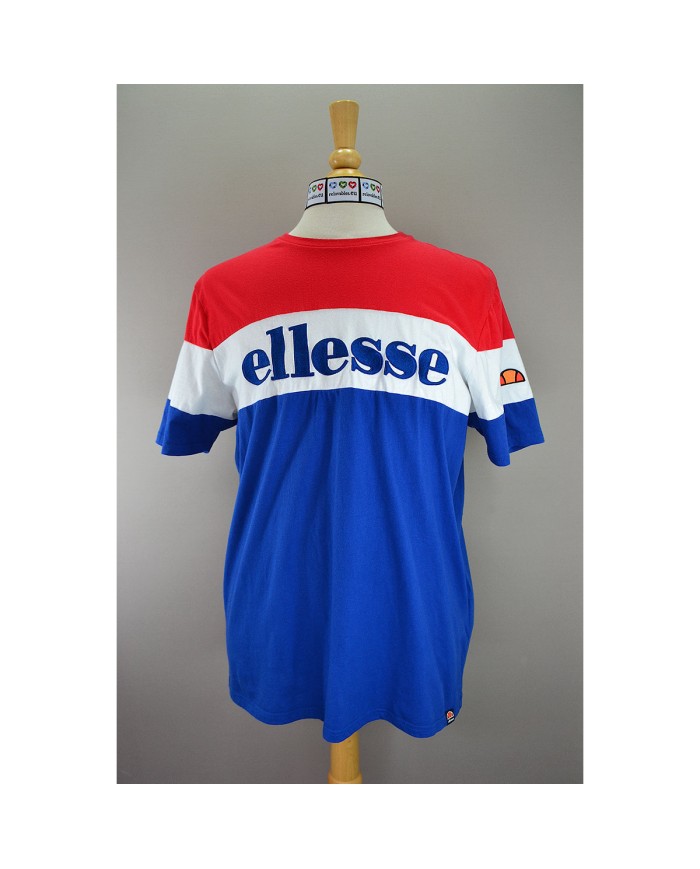 Ellesse t-shirt embroidered front- shoulder logo XXL