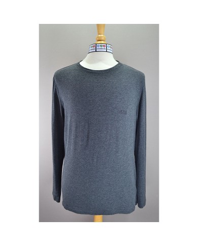 Hugo Boss t-shirt long sleeve chest logo gray M