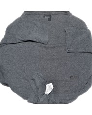 Hugo Boss t-shirt long sleeve chest logo gray M